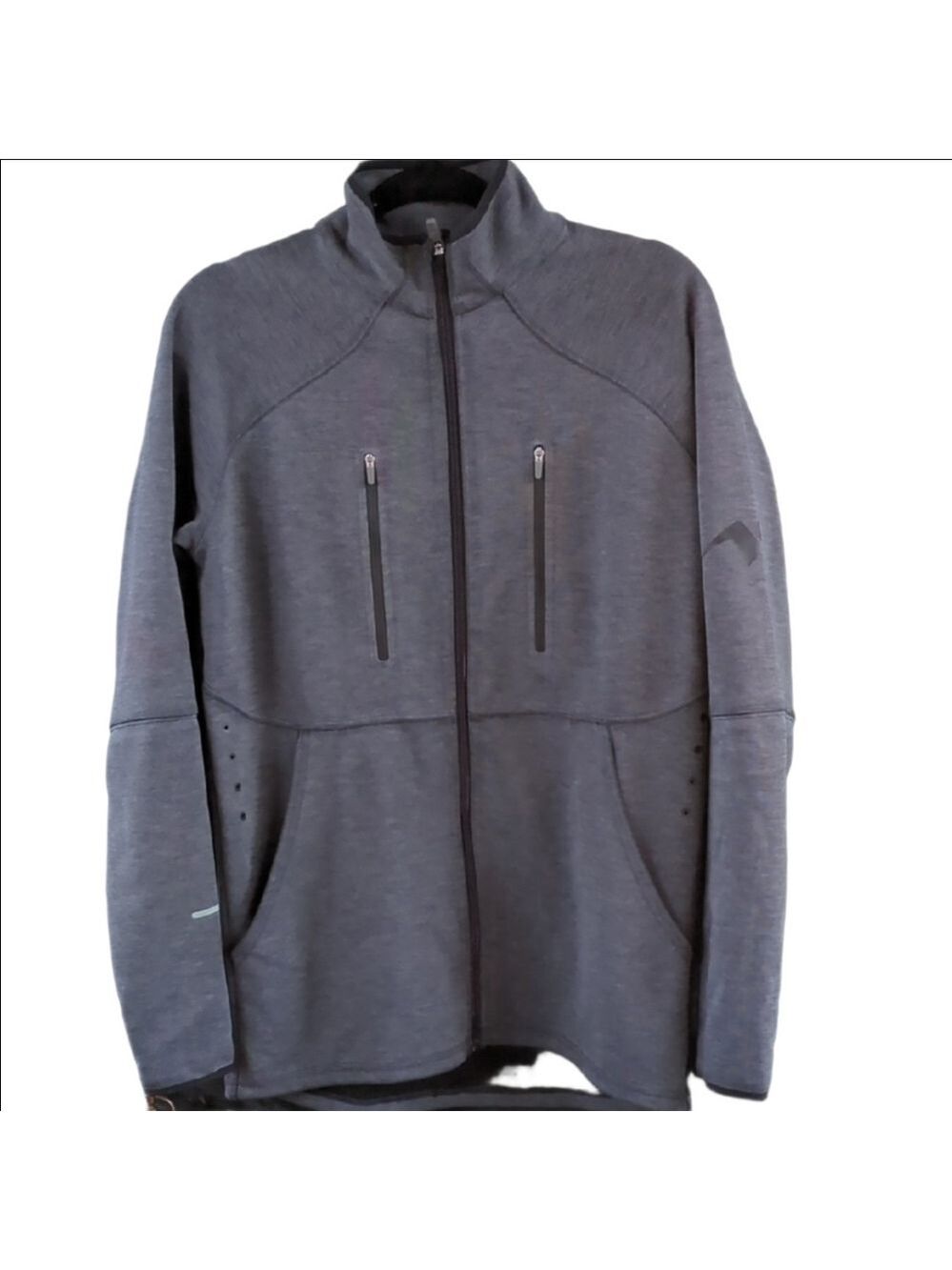 TESH Gray Fitted Jacket Size Medium